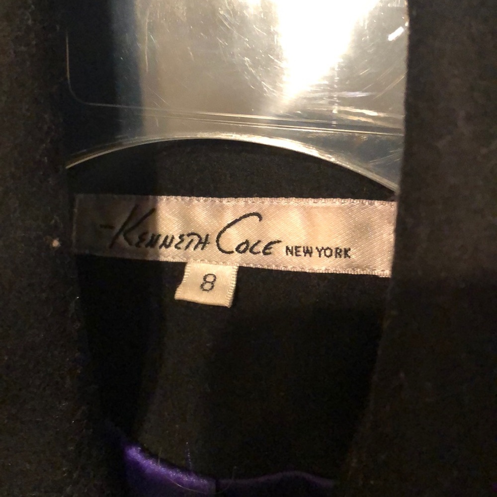 Kenneth Cole purple lined wool jacket - Picture 2 of 6